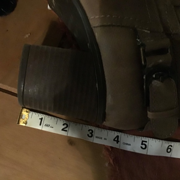 Pre-loved Very Much Tall Taupe Harness Boots 7.5 - Picture 9 of 11